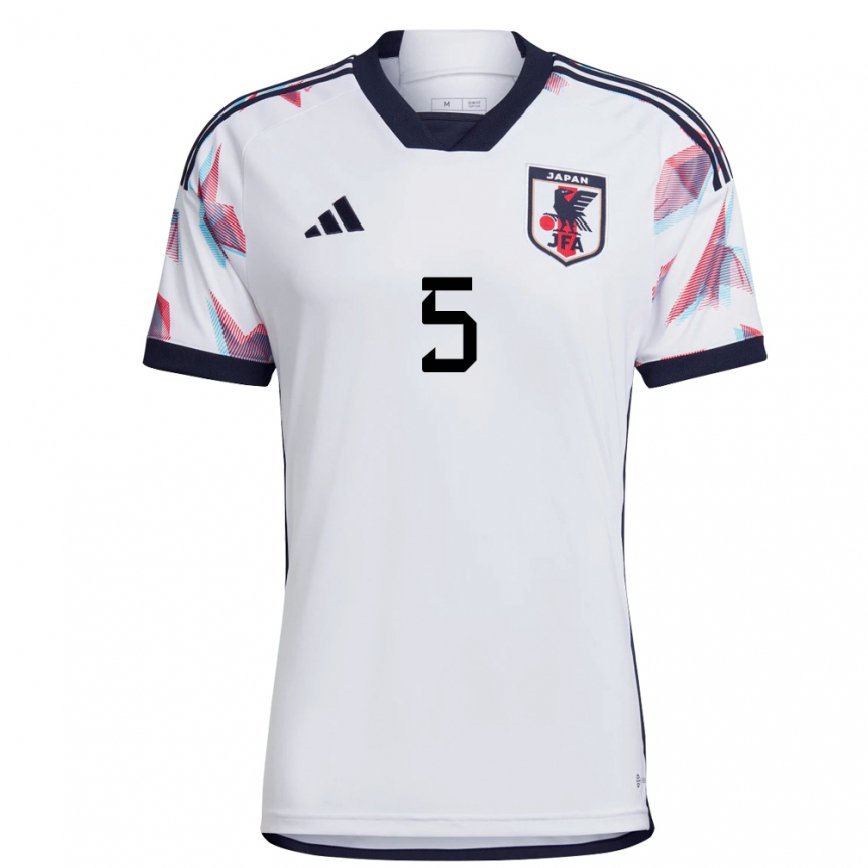 Niño Camiseta Japón Yuto Nagatomo #5 Blanco 2ª Equipación 22-24 Perú