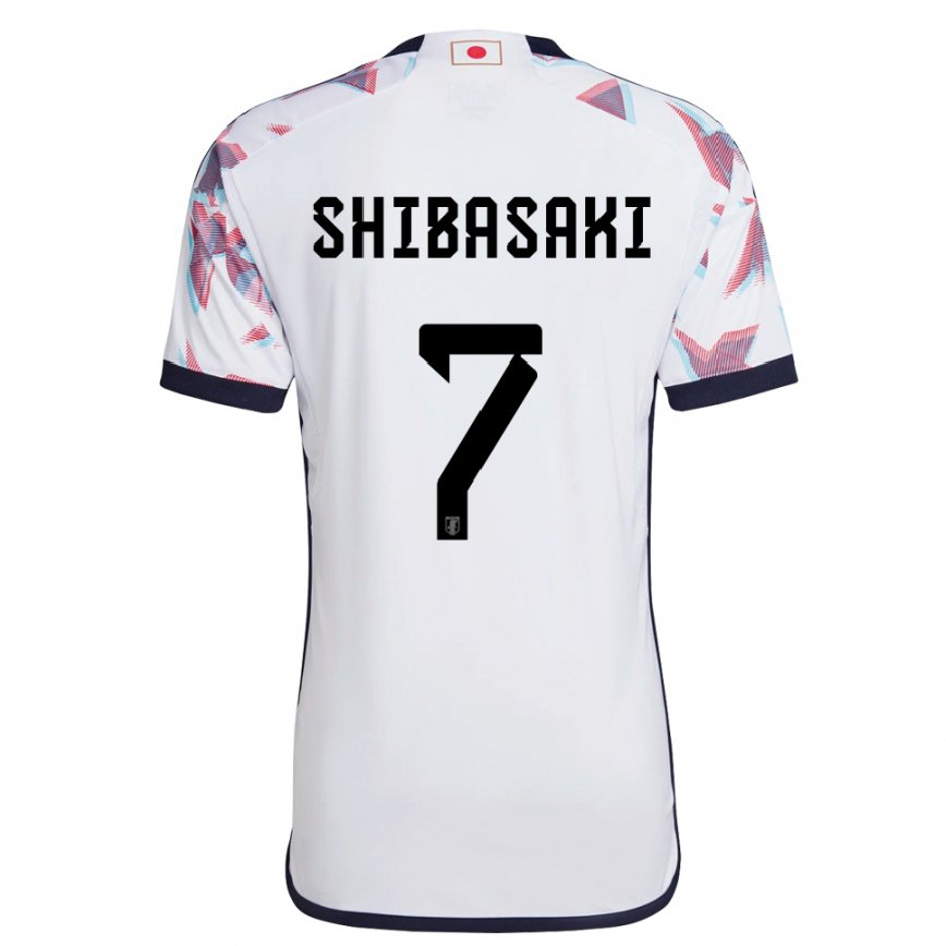 Niño Camiseta Japón Gaku Shibasaki #7 Blanco 2ª Equipación 22-24 Perú