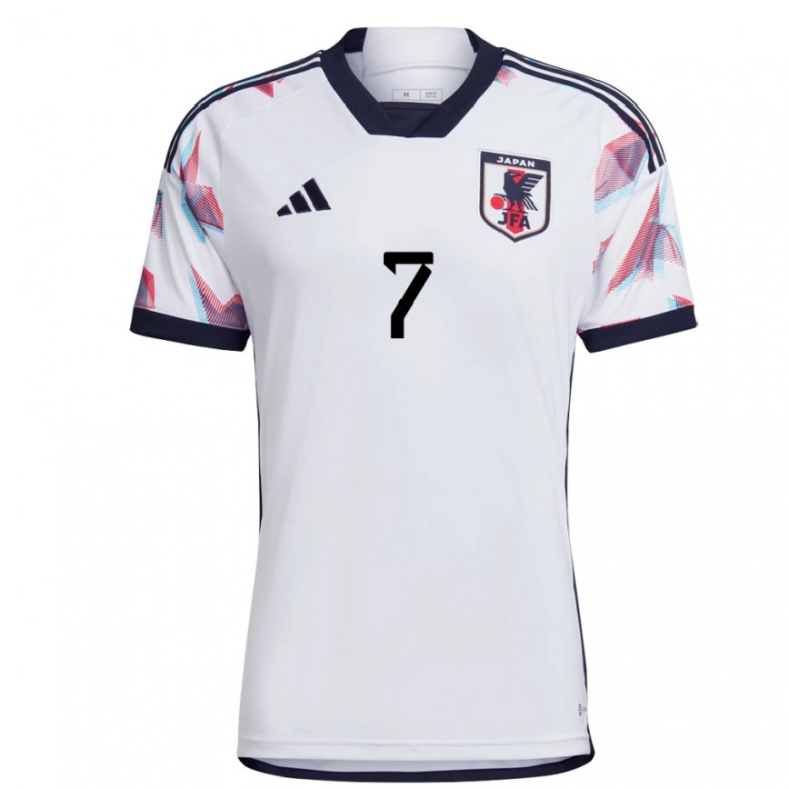 Niño Camiseta Japón Gaku Shibasaki #7 Blanco 2ª Equipación 22-24 Perú