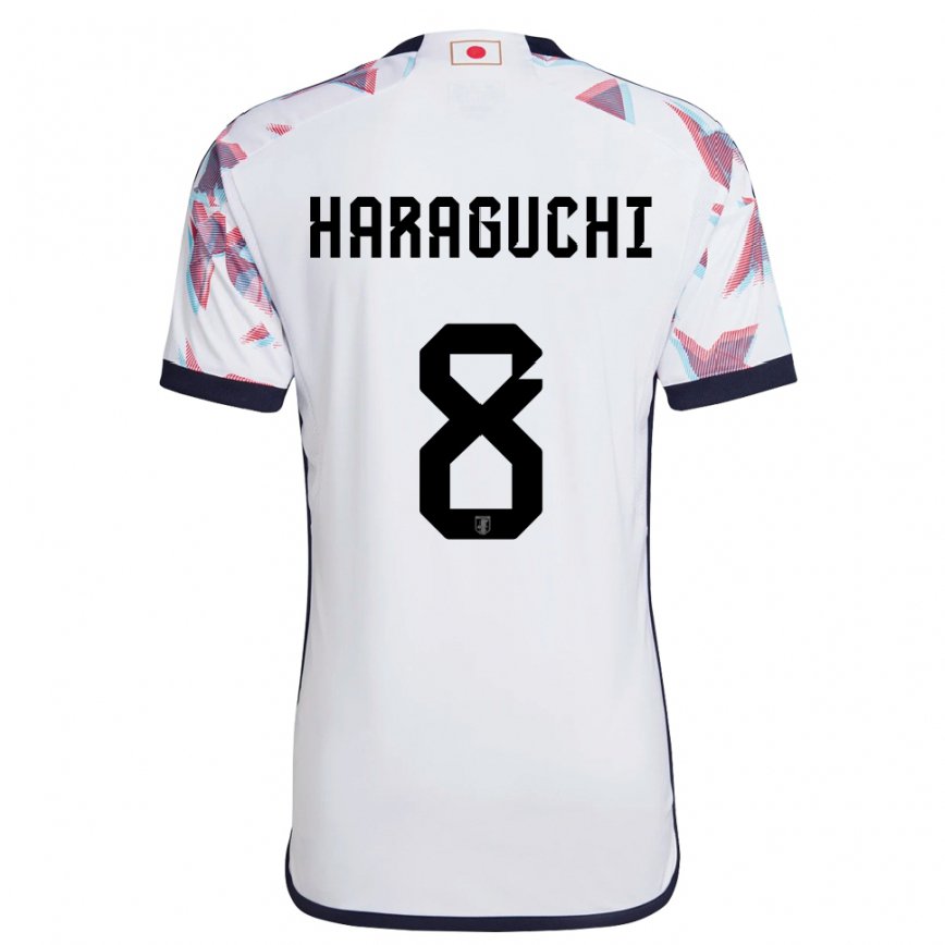 Niño Camiseta Japón Genki Haraguchi #8 Blanco 2ª Equipación 22-24 Perú