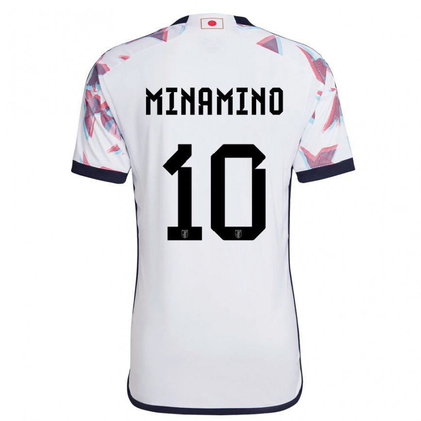 Niño Camiseta Japón Takumi Minamino #10 Blanco 2ª Equipación 22-24 Perú