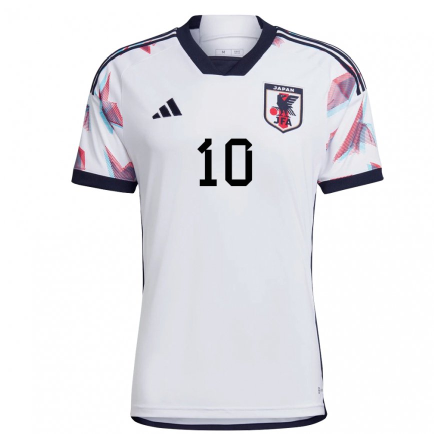 Niño Camiseta Japón Takumi Minamino #10 Blanco 2ª Equipación 22-24 Perú