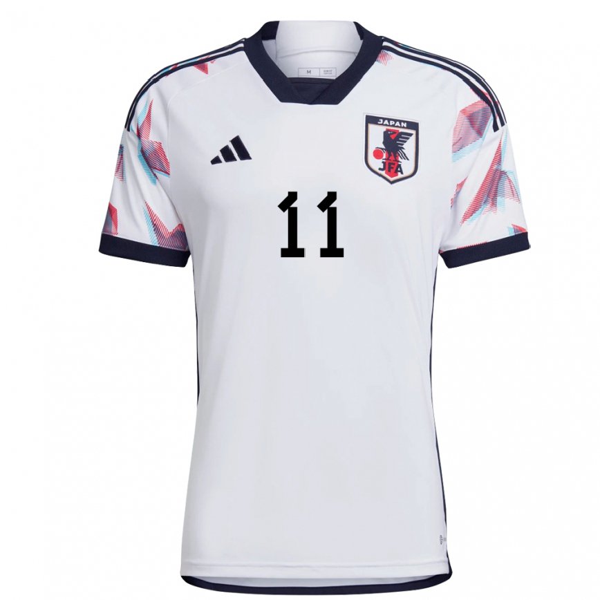 Niño Camiseta Japón Takefusa Kubo #11 Blanco 2ª Equipación 22-24 Perú