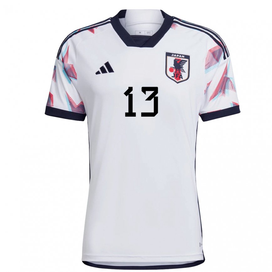 Niño Camiseta Japón Hidemasa Morita #13 Blanco 2ª Equipación 22-24 Perú