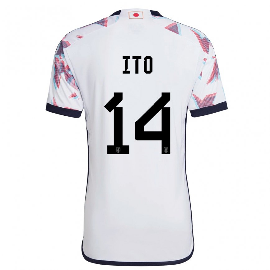 Niño Camiseta Japón Junya Ito #14 Blanco 2ª Equipación 22-24 Perú