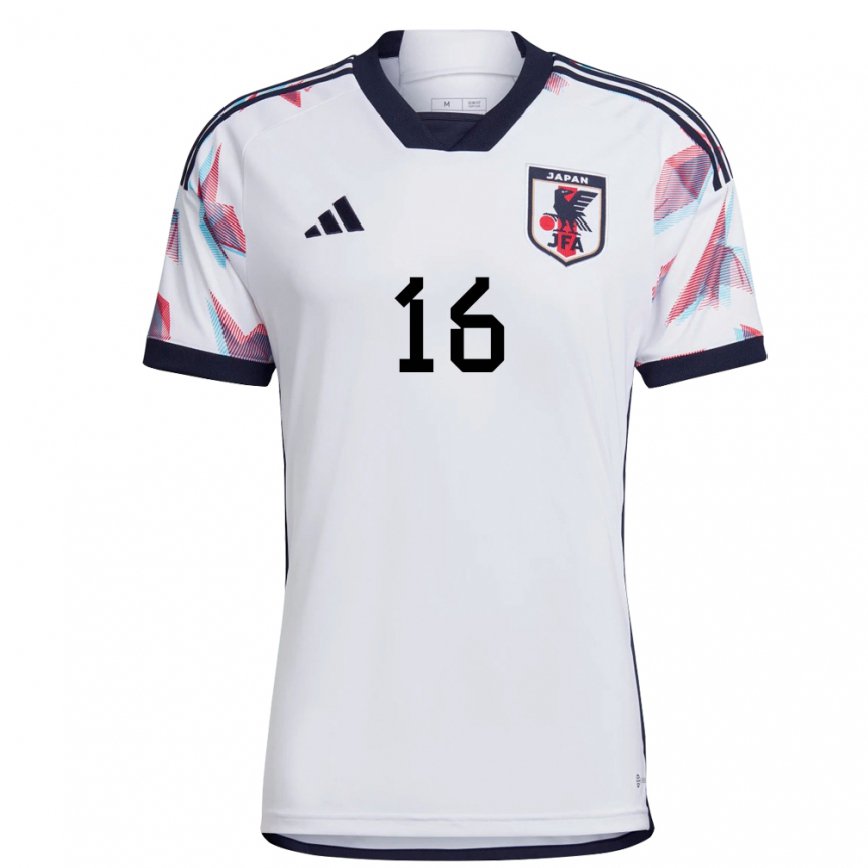 Niño Camiseta Japón Takehiro Tomiyasu #16 Blanco 2ª Equipación 22-24 Perú