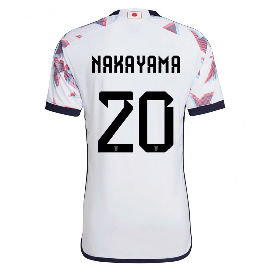 Niño Camiseta Japón Yuta Nakayama #20 Blanco 2ª Equipación 22-24 Perú