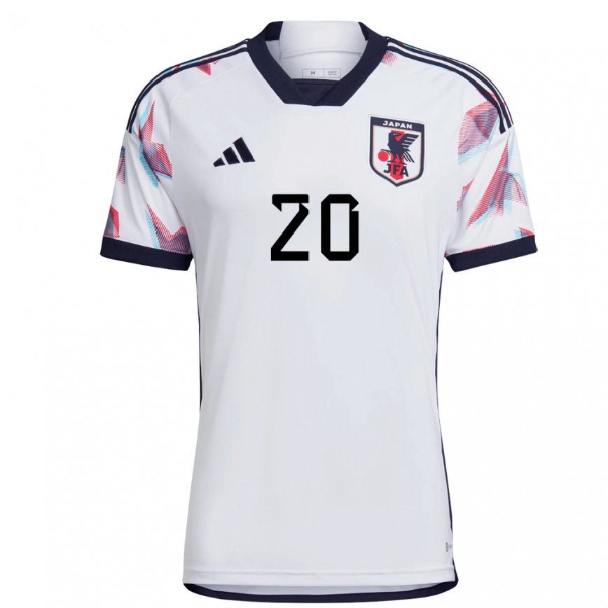 Niño Camiseta Japón Yuta Nakayama #20 Blanco 2ª Equipación 22-24 Perú