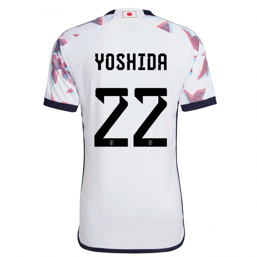 Niño Camiseta Japón Maya Yoshida #22 Blanco 2ª Equipación 22-24 Perú