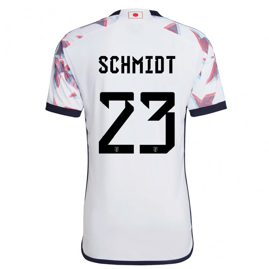 Niño Camiseta Japón Daniel Schmidt #23 Blanco 2ª Equipación 22-24 Perú