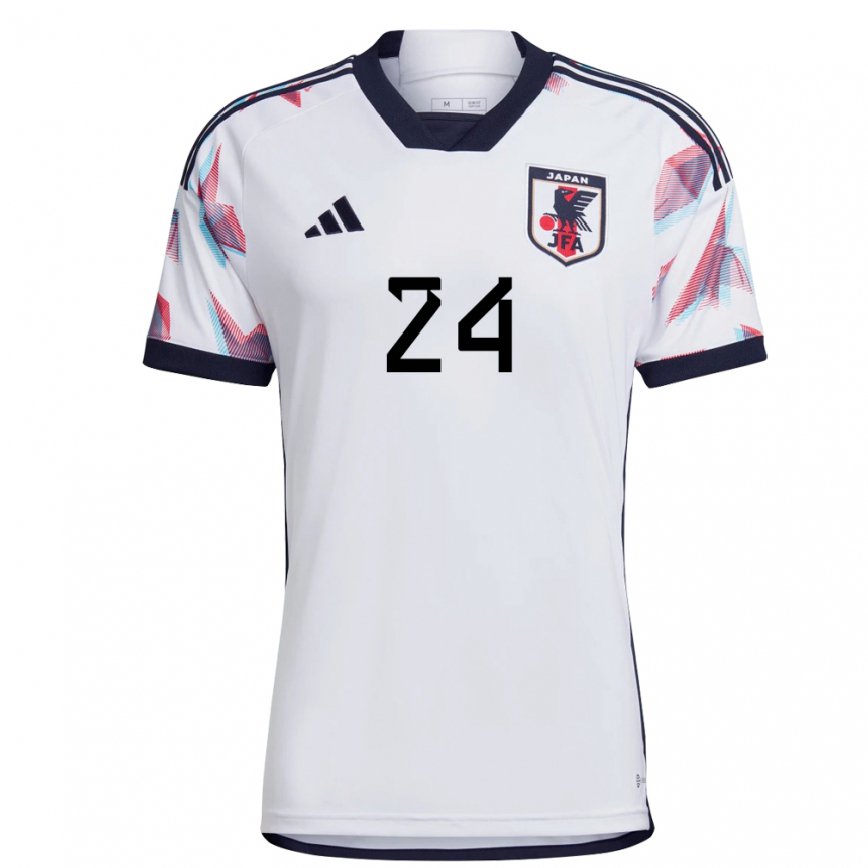 Niño Camiseta Japón Reo Hatate #24 Blanco 2ª Equipación 22-24 Perú