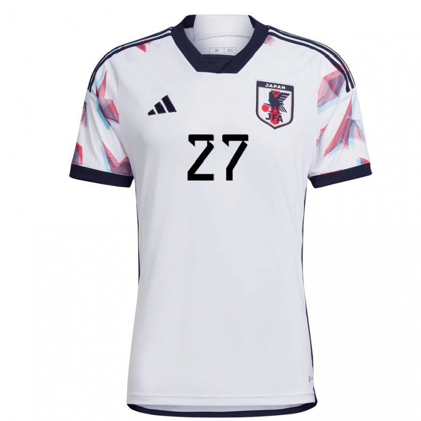 Niño Camiseta Japón Yuki Soma #27 Blanco 2ª Equipación 22-24 Perú