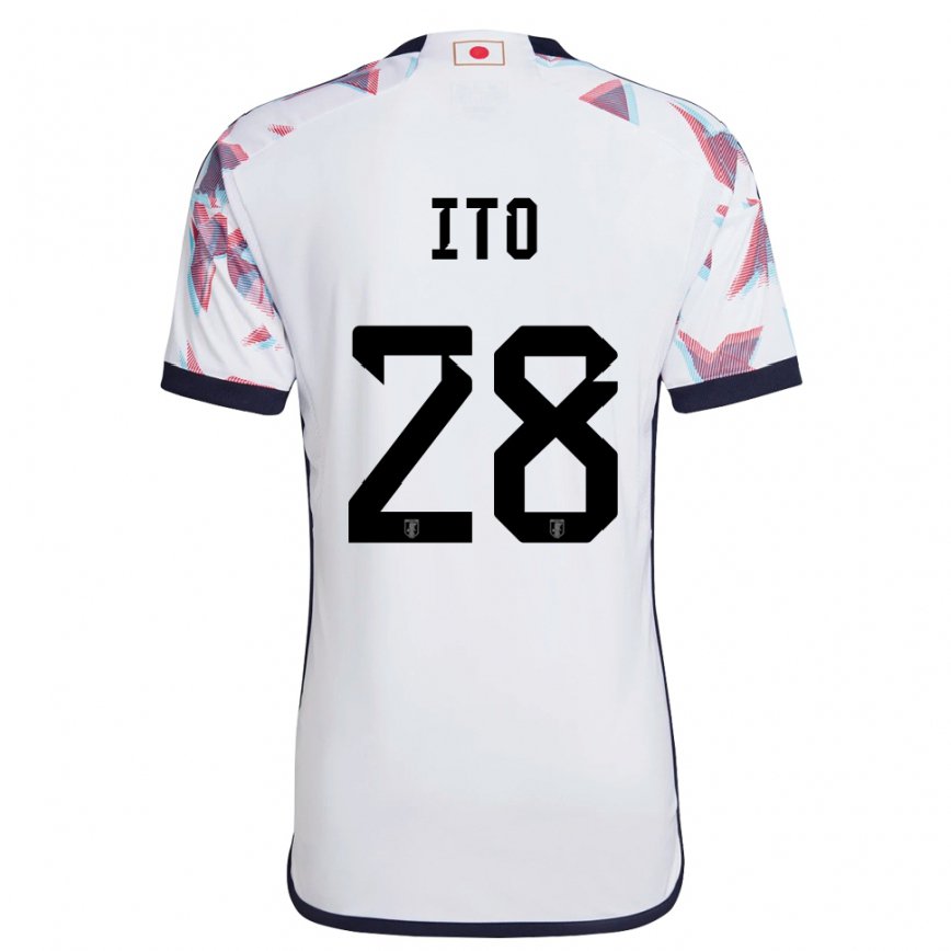 Niño Camiseta Japón Hiroki Ito #28 Blanco 2ª Equipación 22-24 Perú