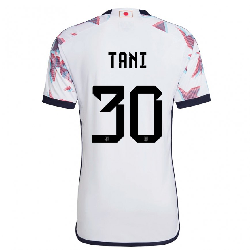 Niño Camiseta Japón Kosei Tani #30 Blanco 2ª Equipación 22-24 Perú