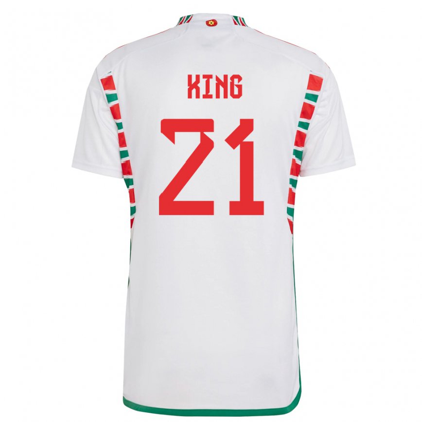 Niño Camiseta Gales Tom King #21 Blanco 2ª Equipación 22-24 Perú