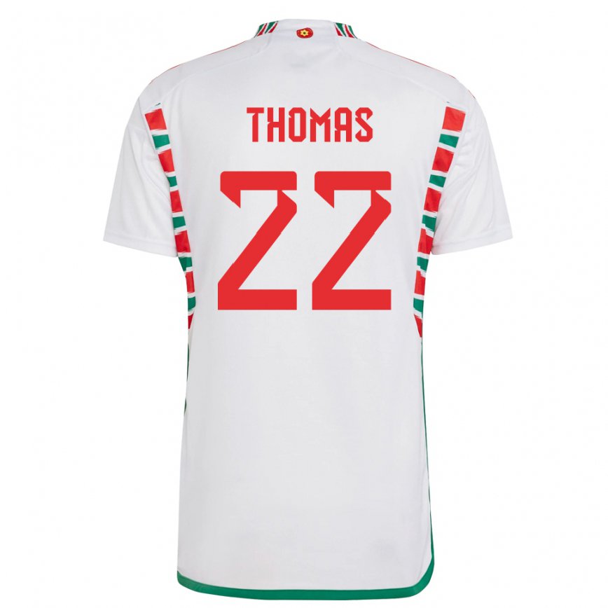 Niño Camiseta Gales Sorba Thomas #22 Blanco 2ª Equipación 22-24 Perú