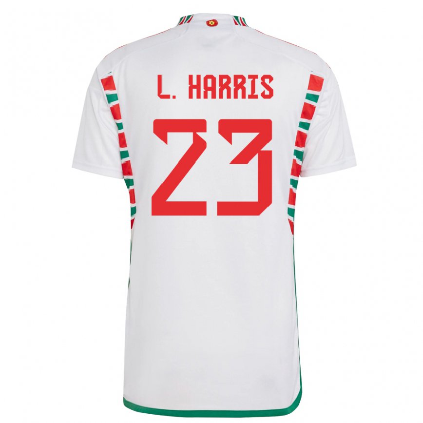 Niño Camiseta Gales Luke Harris #23 Blanco 2ª Equipación 22-24 Perú