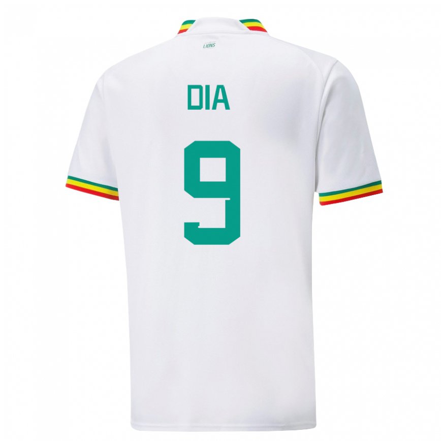 Hombre Camiseta Senegal Boulaye Dia #9 Blanco 1ª Equipación 22-24 Perú