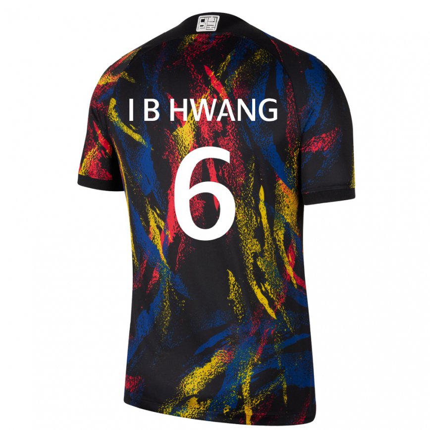 Hombre Camiseta Corea Del Sur In-beom Hwang #6 Multicolores 2ª Equipación 22-24 Perú