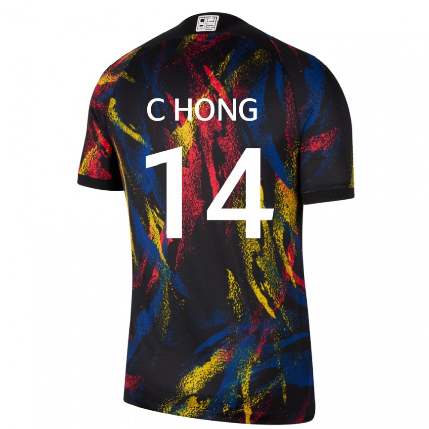 Hombre Camiseta Corea Del Sur Chul Hong #14 Multicolores 2ª Equipación 22-24 Perú