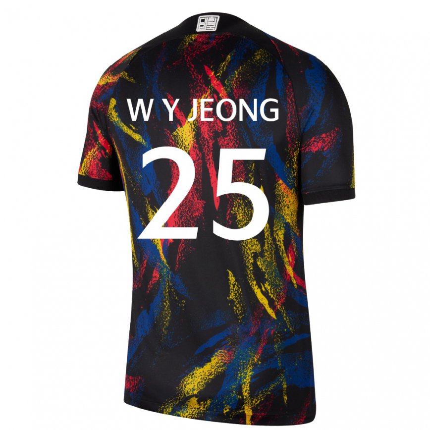 Hombre Camiseta Corea Del Sur Woo-yeong Jeong #25 Multicolores 2ª Equipación 22-24 Perú