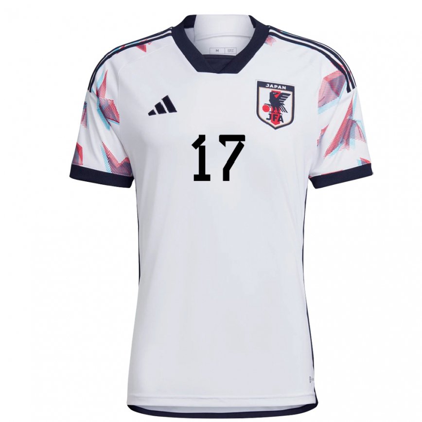 Mujer Camiseta Japón Ao Tanaka #17 Blanco 2ª Equipación 22-24 Perú