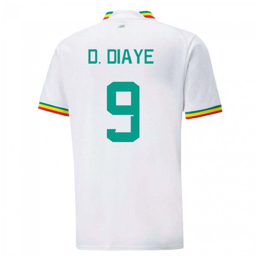 Niño Camiseta Senegal Dialy N Diaye #9 Blanco 1ª Equipación 22-24 Perú