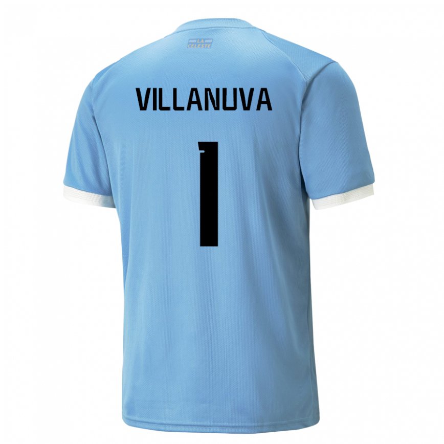 Niño Camiseta Uruguay Josefina Villanuva #1 Azul 1ª Equipación 22-24 Perú