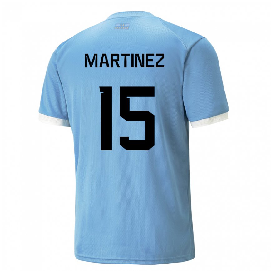 Niño Camiseta Uruguay Rocio Martinez #15 Azul 1ª Equipación 22-24 Perú