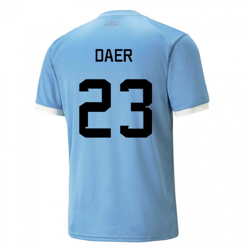 Niño Camiseta Uruguay Zulma Daer #23 Azul 1ª Equipación 22-24 Perú