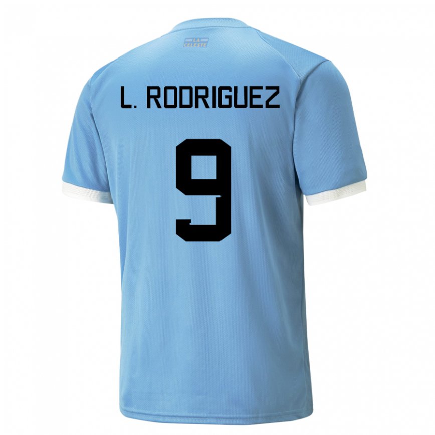 Niño Camiseta Uruguay Luciano Rodriguez #9 Azul 1ª Equipación 22-24 Perú