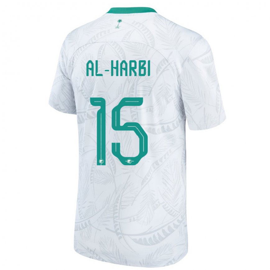 Niño Camiseta Arabia Saudita Mashael Al Harbi #15 Blanco 1ª Equipación 22-24 Perú