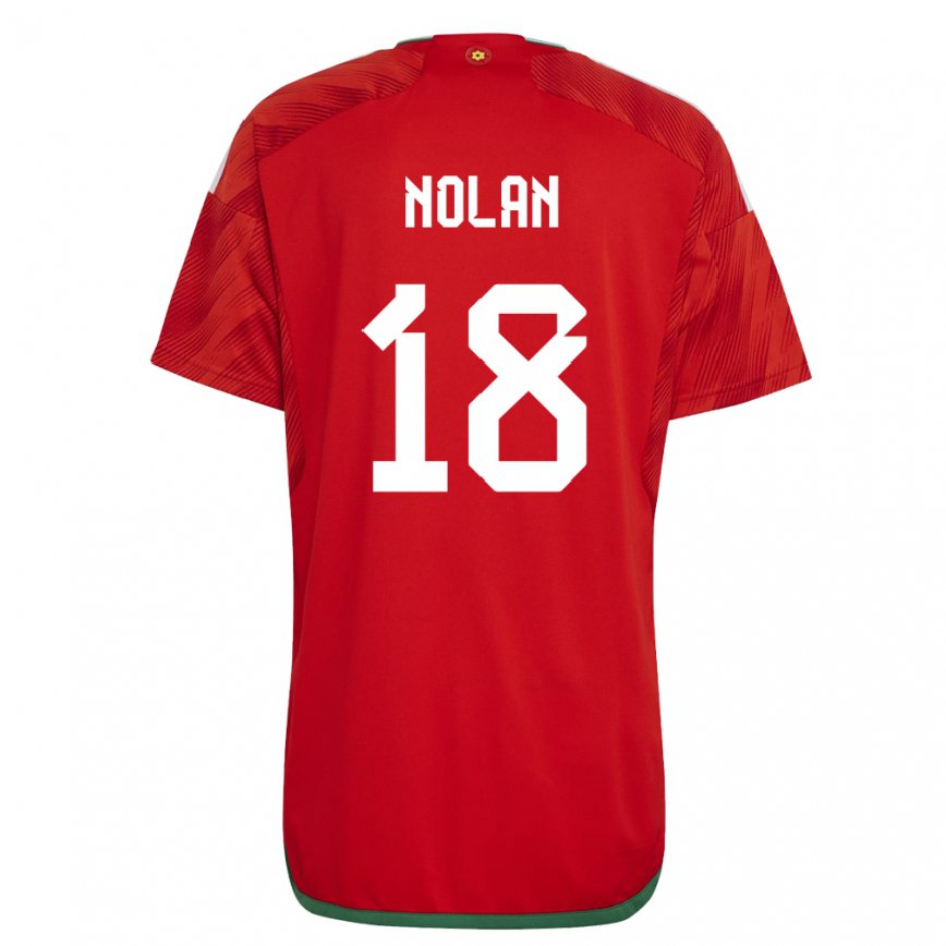 Niño Camiseta Gales Kylie Nolan #18 Rojo 1ª Equipación 22-24 Perú