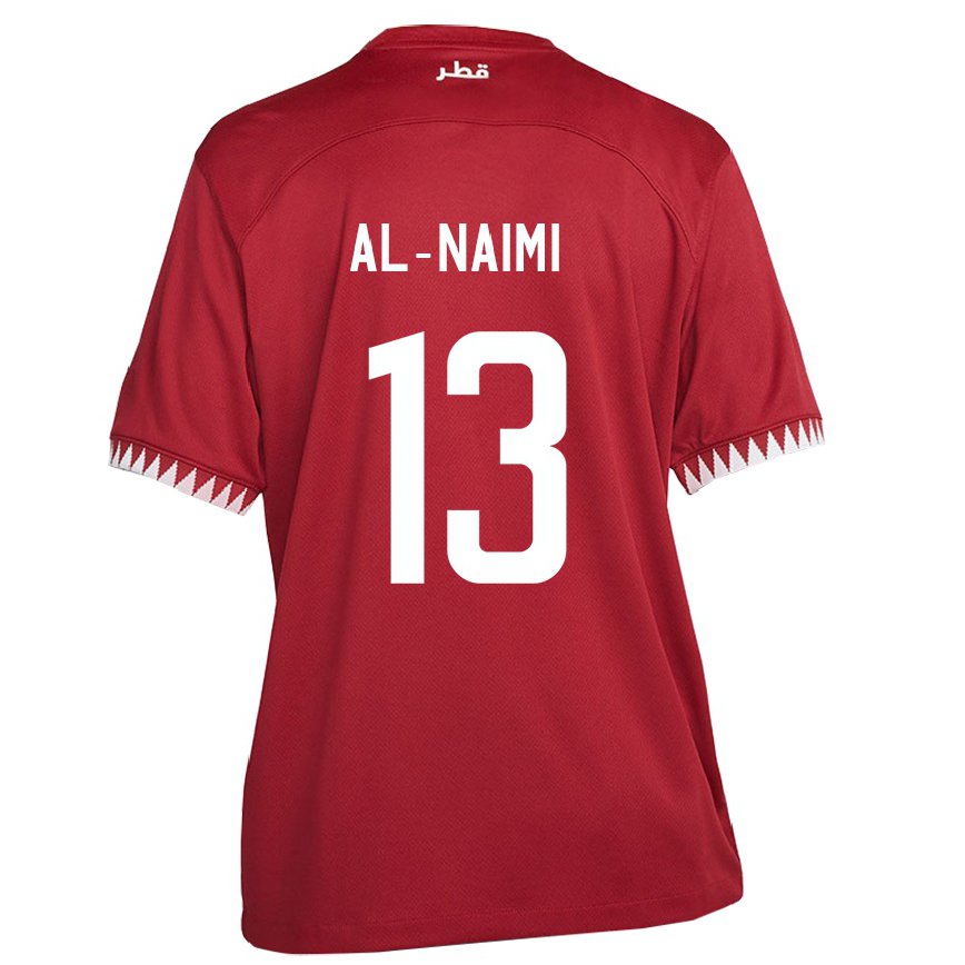 Niño Camiseta Catar Zahra Al Naimi #13 Granate 1ª Equipación 22-24 Perú