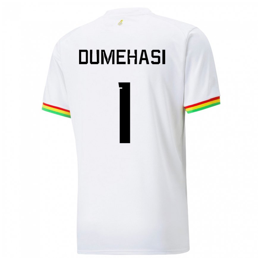 Niño Camiseta Ghana Fafali Dumehasi #1 Blanco 1ª Equipación 22-24 Perú