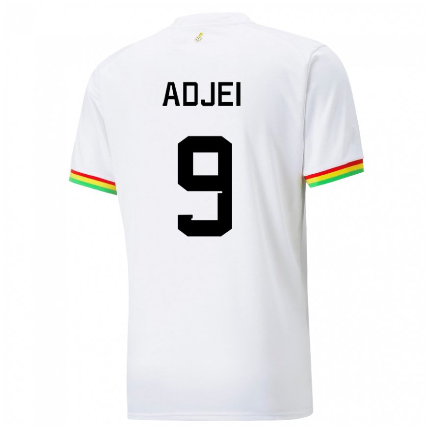 Niño Camiseta Ghana Vivian Adjei #9 Blanco 1ª Equipación 22-24 Perú