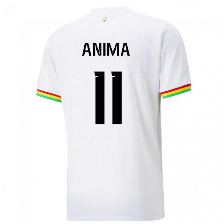 Niño Camiseta Ghana Naomi Anima #11 Blanco 1ª Equipación 22-24 Perú