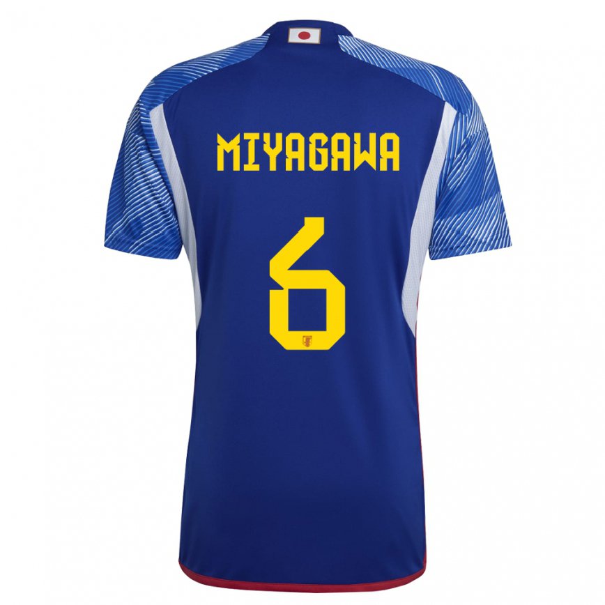 Niño Camiseta Japón Asato Miyagawa #6 Azul Real 1ª Equipación 22-24 Perú