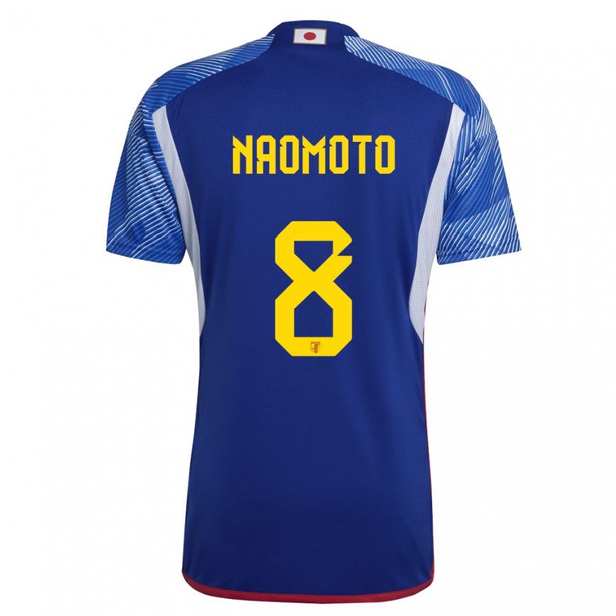 Niño Camiseta Japón Hikaru Naomoto #8 Azul Real 1ª Equipación 22-24 Perú