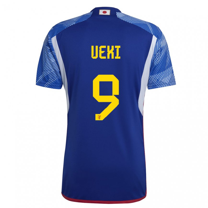 Niño Camiseta Japón Riko Ueki #9 Azul Real 1ª Equipación 22-24 Perú