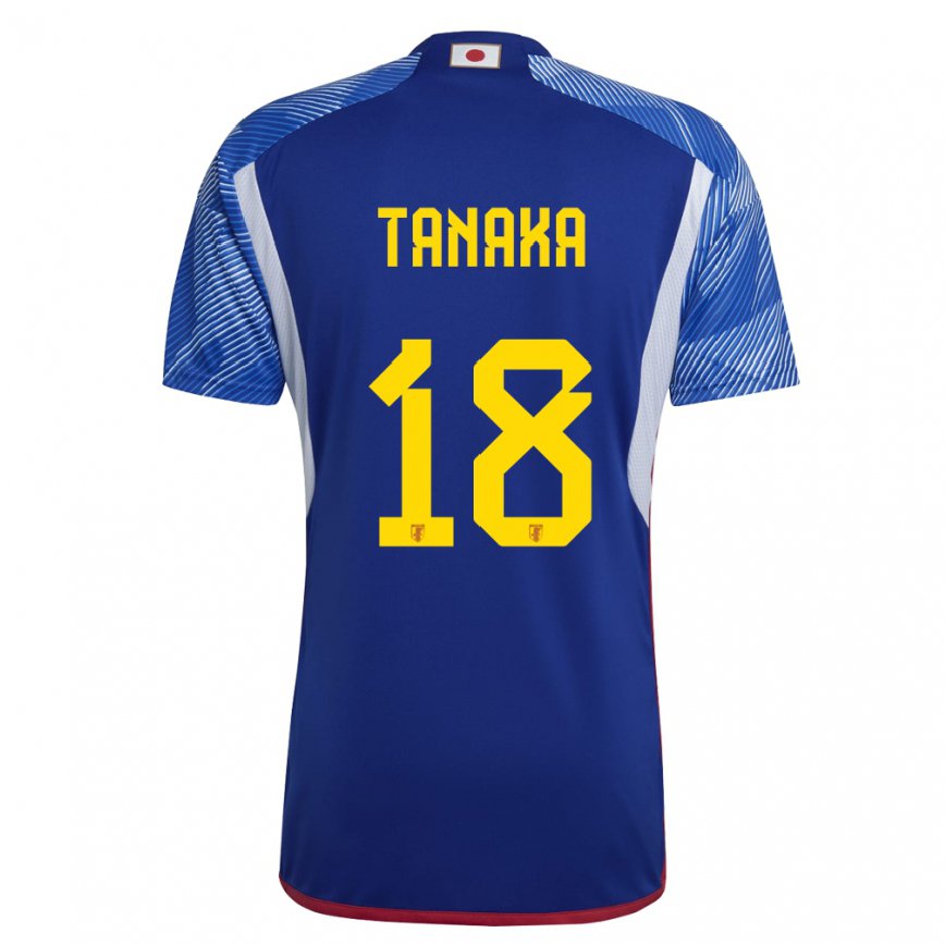 Niño Camiseta Japón Momoko Tanaka #18 Azul Real 1ª Equipación 22-24 Perú