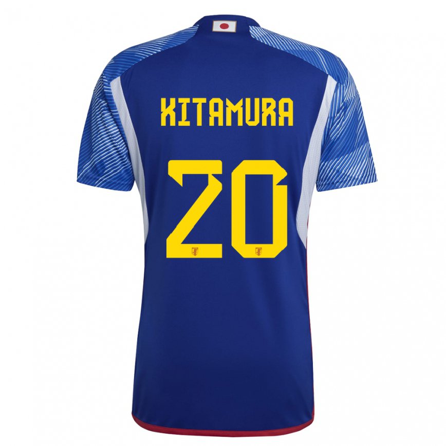 Niño Camiseta Japón Nanami Kitamura #20 Azul Real 1ª Equipación 22-24 Perú