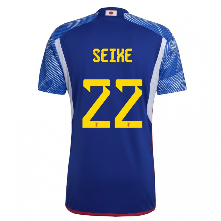 Niño Camiseta Japón Kiko Seike #22 Azul Real 1ª Equipación 22-24 Perú