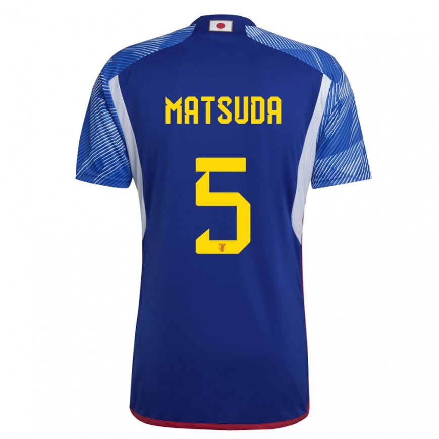 Niño Camiseta Japón Hayate Matsuda #5 Azul Real 1ª Equipación 22-24 Perú