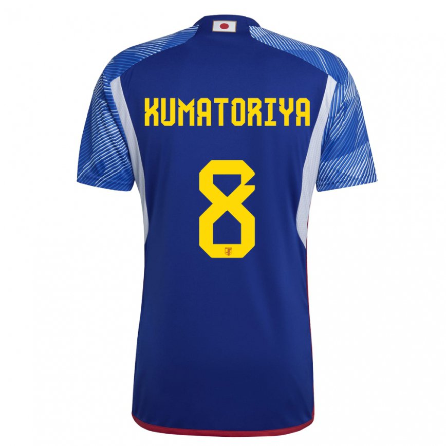 Niño Camiseta Japón Issei Kumatoriya #8 Azul Real 1ª Equipación 22-24 Perú