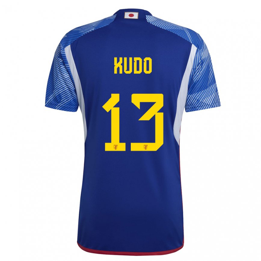 Niño Camiseta Japón Kota Kudo #13 Azul Real 1ª Equipación 22-24 Perú