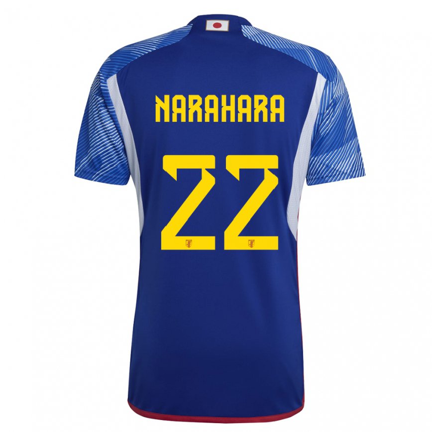 Niño Camiseta Japón Yoshiki Narahara #22 Azul Real 1ª Equipación 22-24 Perú