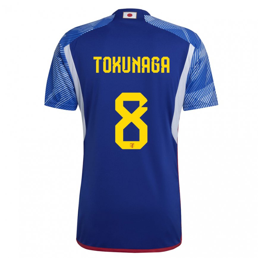 Niño Camiseta Japón Ryo Tokunaga #8 Azul Real 1ª Equipación 22-24 Perú