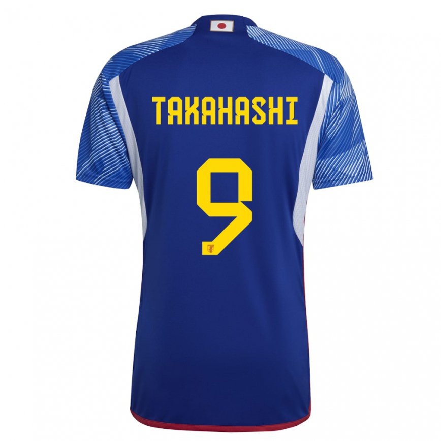 Niño Camiseta Japón Hikaru Takahashi #9 Azul Real 1ª Equipación 22-24 Perú