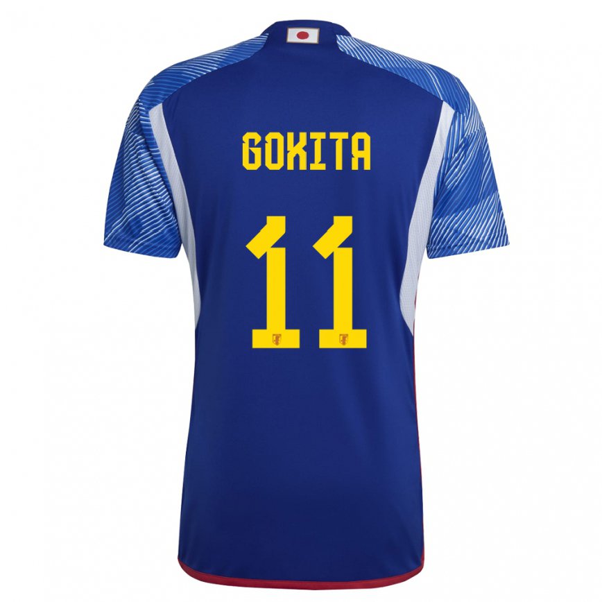 Niño Camiseta Japón Kishin Gokita #11 Azul Real 1ª Equipación 22-24 Perú